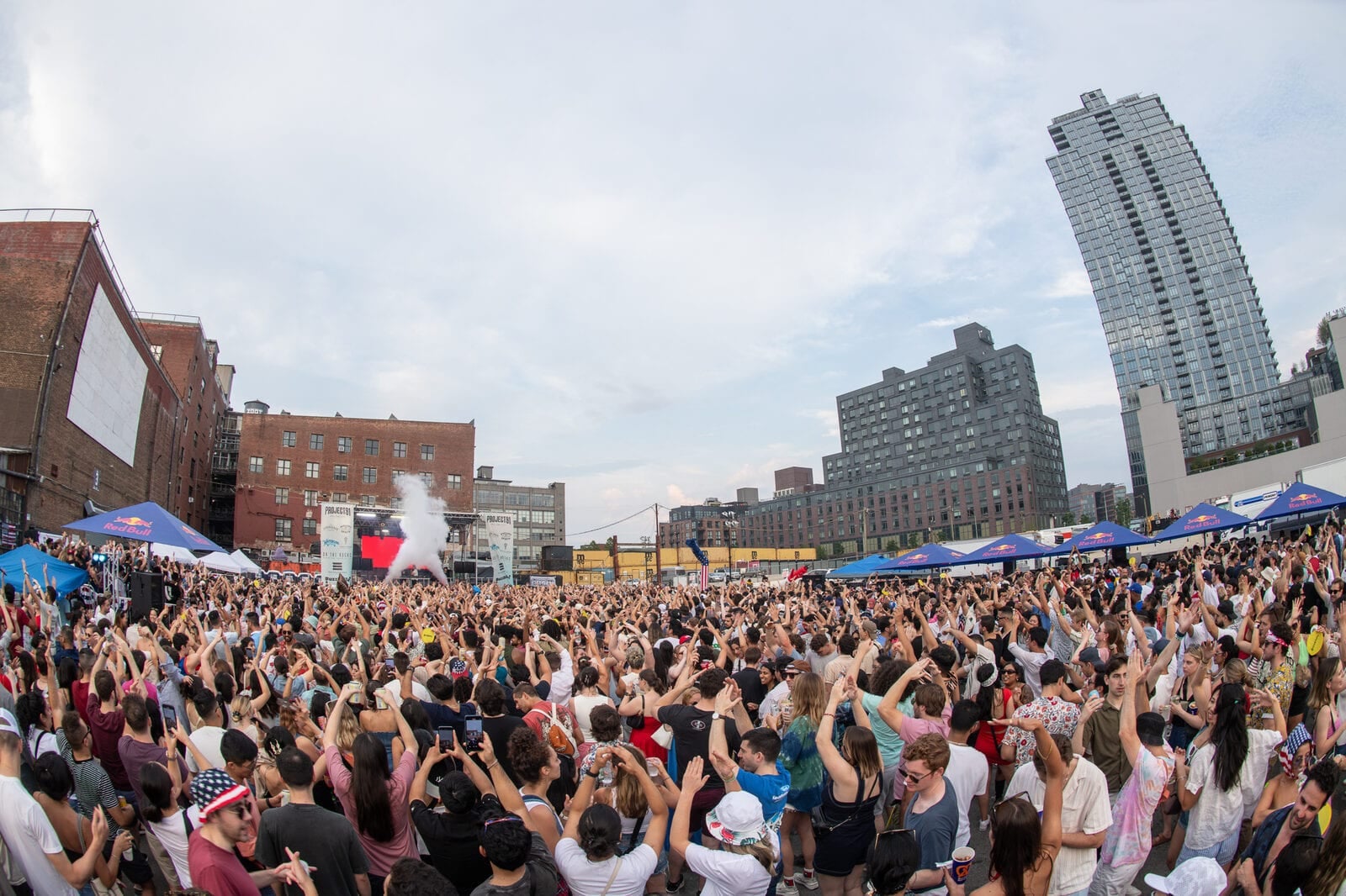 An Open-Air Waterfront Party Built And Run Against The Skyline.