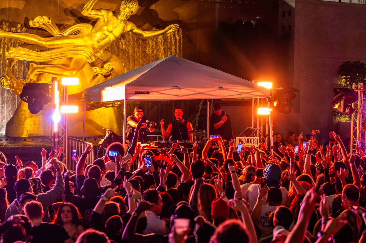 Joel Corry at Rockefeller Center